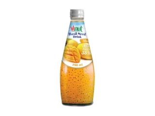 Dzēriens Vinut, Bazilika, sēklu ar mango garšu, 290ml (Taras depozīts iekļauts cenā)