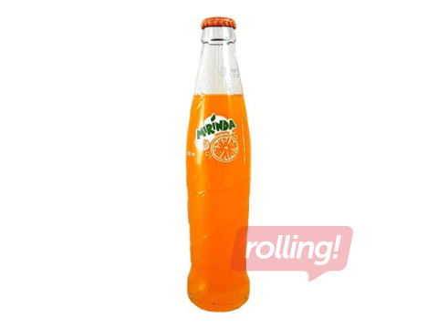 Gāzēts dzēriens Mirinda, apelsīnu, stikls, 200ml (taras depozīts iekļauts cenā)