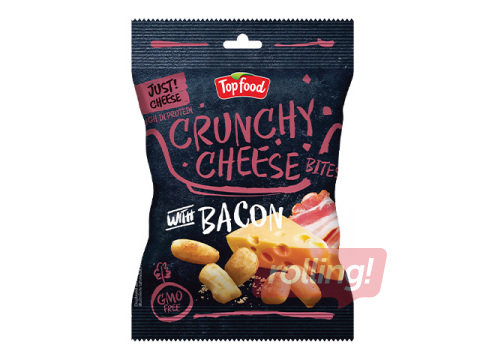 Kraukšķīgs siers, bekons 25g