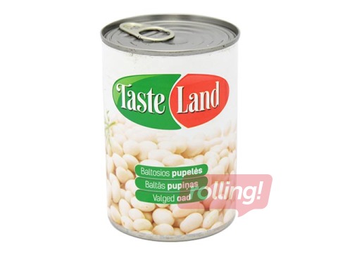Pupiņas baltās Taste Land, 400g/240 g