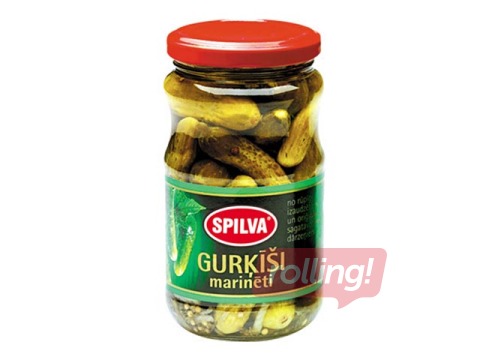 Gurķi marinēti (3-6 cm) Spilva, 330 g