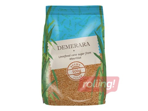 Cukurs brūnais Demerara, 500g