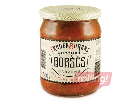 Borščs dārzeņu (bez bietēm), Frauenburgas gardumi, 500 g