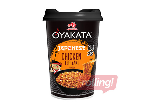 Nūdeles, OYAKATA, ātri pagatavojamas, Japānu vista teriyaki, 96g