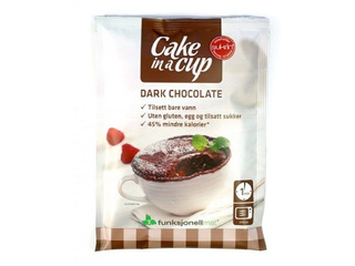 Kūka Sukrin krūzē, tumšās šokolādes, 75g