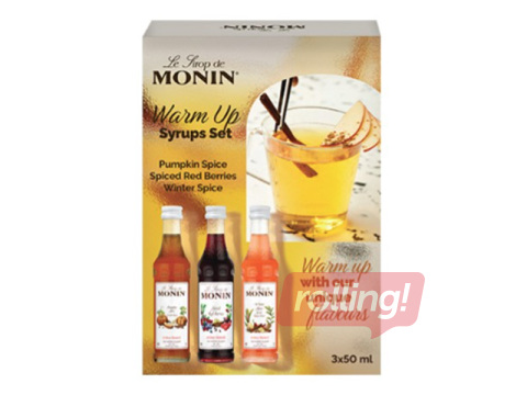 Monin sīrupu komplekts Warm Up 3gb x 50ml