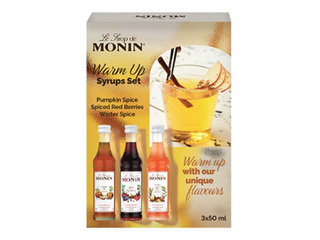 Monin sīrupu komplekts Warm Up 3gb x 50ml