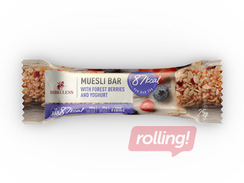 Musli batoniņš Herkuless Muesli Bar, meža ogu, 25g