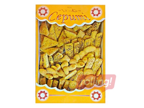 Cepumu izlase Mix, sāļie, 600g,