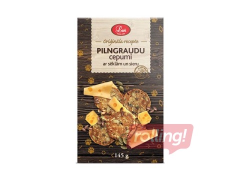 Cepumi ''Lāči'' pilngraudu ar sēklām un sieru, 145g