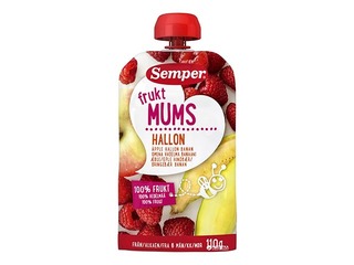 Biezenis Semper Fruktmums ar avenēm, no 6 mēnešiem, 110g