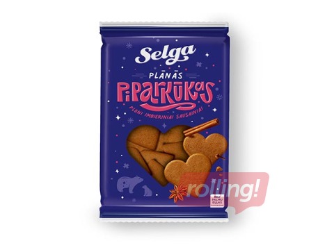 Piparkūkas Selga, plānās, 500g
