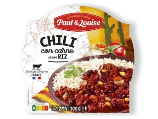 Чили кон карне с белым рисом, Paul&Louise, 300г