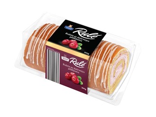 Roulette with cranberry filling, Rulē, 300g