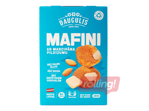 Mafini Daugulis, ar marcipāna pildījumu, 280g