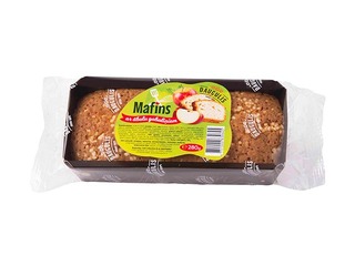 Mafins Daugulis, ar ābolu gabaliņiem, 280g