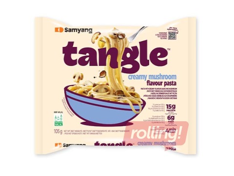 Makaroni Tangle, ar krēmīgo sēņu garšu, 100g