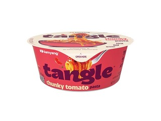 Makaroni Tangle, ar tomātu gabaliņiem, bļodā, 105g