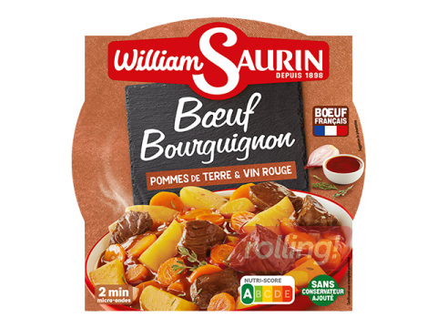 Šefpavāra liellopa sautējums sarkanvīna mērcē William Saurin, trauciņā, 300g