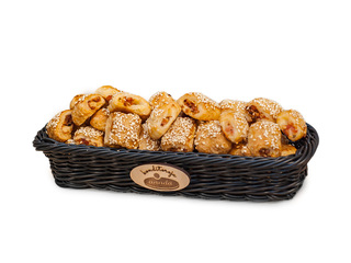 Pīrādziņi ar kūpinātu gaļu un sezamu, mini, Anada, 1kg