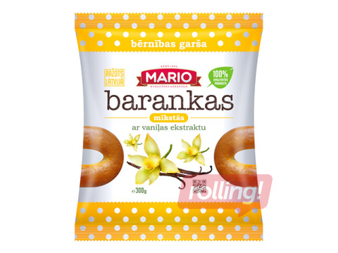 Mīkstās barankas Mario ar vanilīnu, 300g