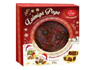 Piparkūka Laimīgā poga Lāči, 40g