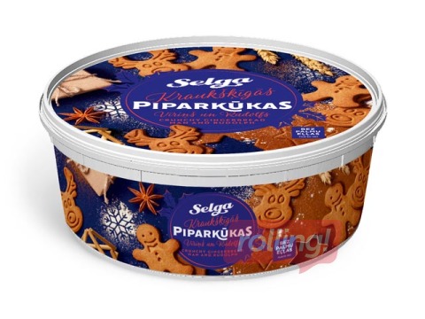 Kraukšķīgās piparkūkas Vīriņš un Rūdolfs, Selga, 500g