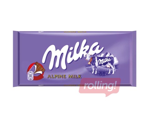 Šokolāde Milka Alpine Milk, 100g