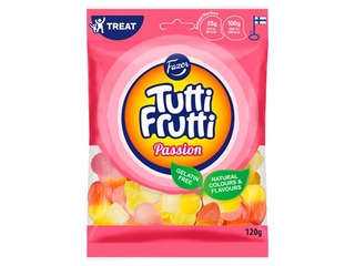Želejkonfektes Tutti Frutti Passion, 120g