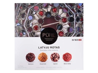 Pure Chocolate šokolādes trifeļu kolekcija Rotas16, 135g