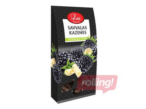 Savvaļas Kazenes baltajā šokolādē ar burbonas vaniļu , Lāči, 100 g