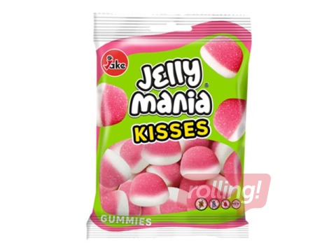 Želejkonfektes Jakes Sugared Kisses, 100g