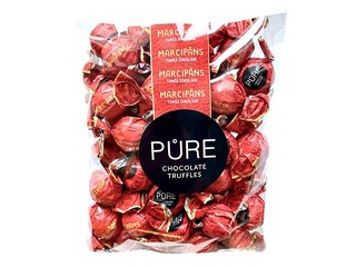 Pure Chocolate šokolādes trifeles ar marcipāna krēma pildījumu, 500g