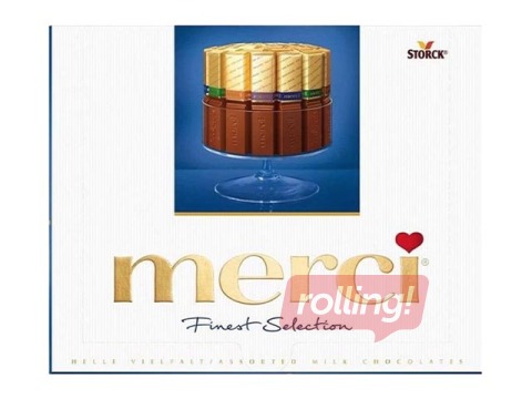 Молочный шоколад Merci, 250г.