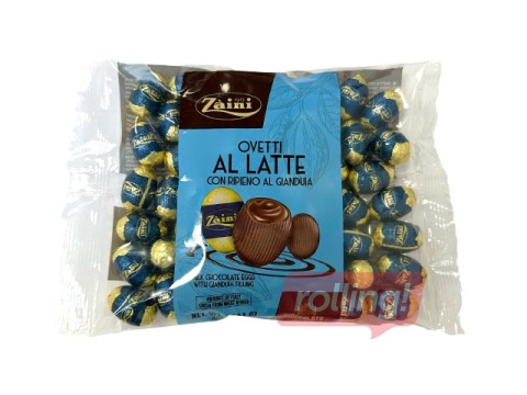 Piena šokolādes oliņas ar krēma pildījumu, Zaini, 400g