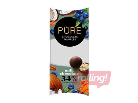 Piena šokolādes trifeļu izlase Gourman, Pure Chocolate, 108g