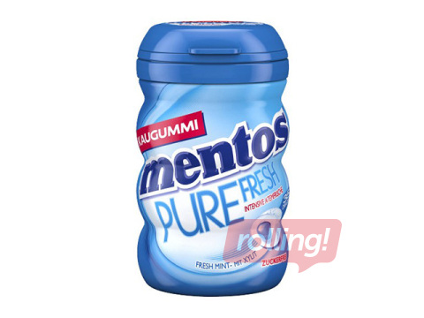 Košļājamā gumija, Mentos, Pure Fresh, ar piparmētru garšu, 70g
