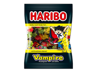 Želejkonfektes Haribo ar lakricu Vampire, 175g