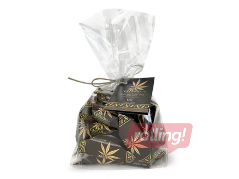 Konfektes Skrīveru Gotiņa, ar kaņepju sēklām un augogli, 500g