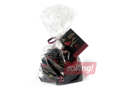 Konfektes Skrīveru Gotiņa, ar melno balzāmu un ķiršiem, 500g