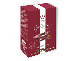 Konfektes Skrīveru Gotiņa, oriģinālā, Latvijas karoga krāsās, 180g