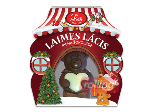 Šokolāde Lāči, Laimes lācis, 18g