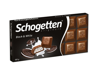 Šokolāde Schogetten Black & White, 100g