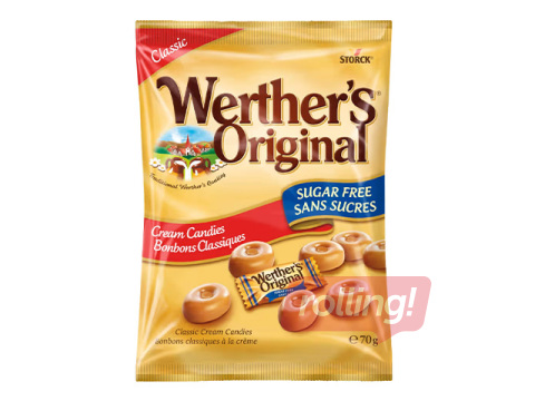 Karameles Werther’s Original, krējuma, 70g