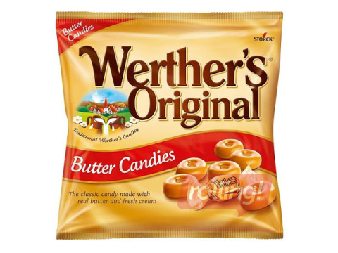 Karameles Werther’s Original, krējuma, 135g