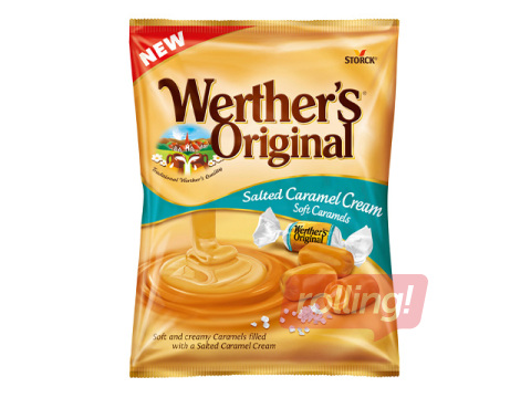 Karameles Werther's Original, sāļā karamele, 125g
