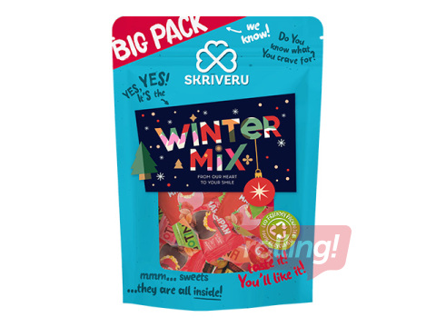 Bērnu saldumu izlase Skrīveru saldumi, Ziemassvētku asorti, 700g