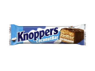 Vafeļu batoniņš Knoppers, Coconut, 40g