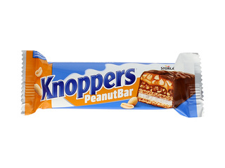 Vafeļu batoniņš Knoppers, Peanut, 40g