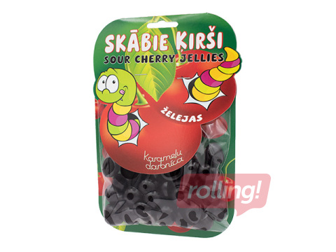Želejas konfektes Karameļu darbnīca, Skābie ķirši, 160g